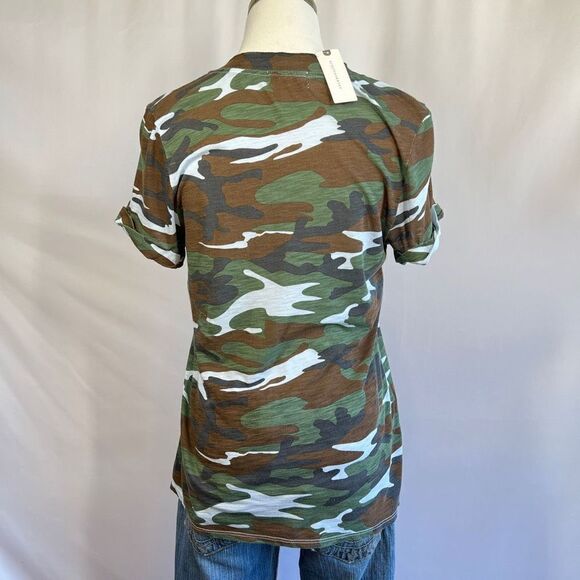 Anthropologie TLA Camouflage Women’s Cotton & Modal Tee - NWT-Size M - Picture 7 of 14